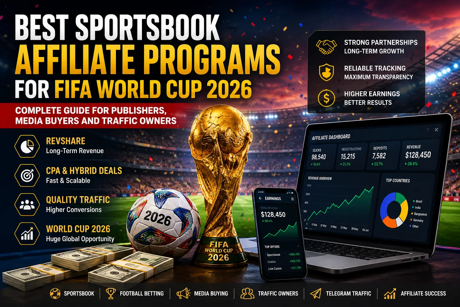 Best Sportsbook Affiliate Programs for FIFA World Cup 2026: Complete Guide for Publishers, Media Buyers and Traffic Owners